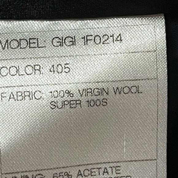 Santorelli Blue Wool Blazer Jacket Sz 10 - Picture 9 of 9